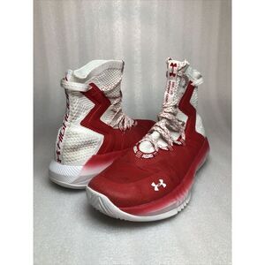 Under Armour Womens Highlight Ace 2.0 High Volleyball‎ Shoes Red White Size 10.5